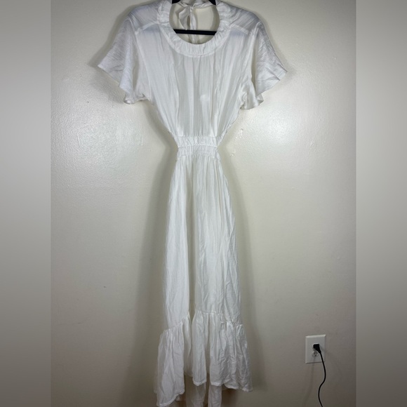 SABINA MUSAYEV white ARISTA DRESS Size L - Picture 5 of 9